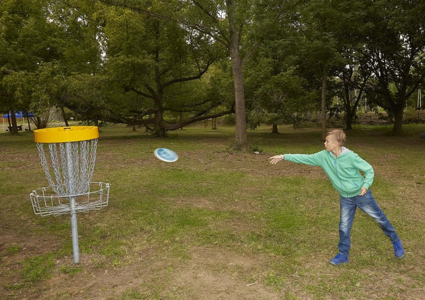 DiscGolf v Areálu Interlovu, Roztyly