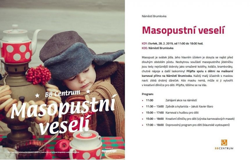 28. 2. Masopust Carnival in BB Centrum